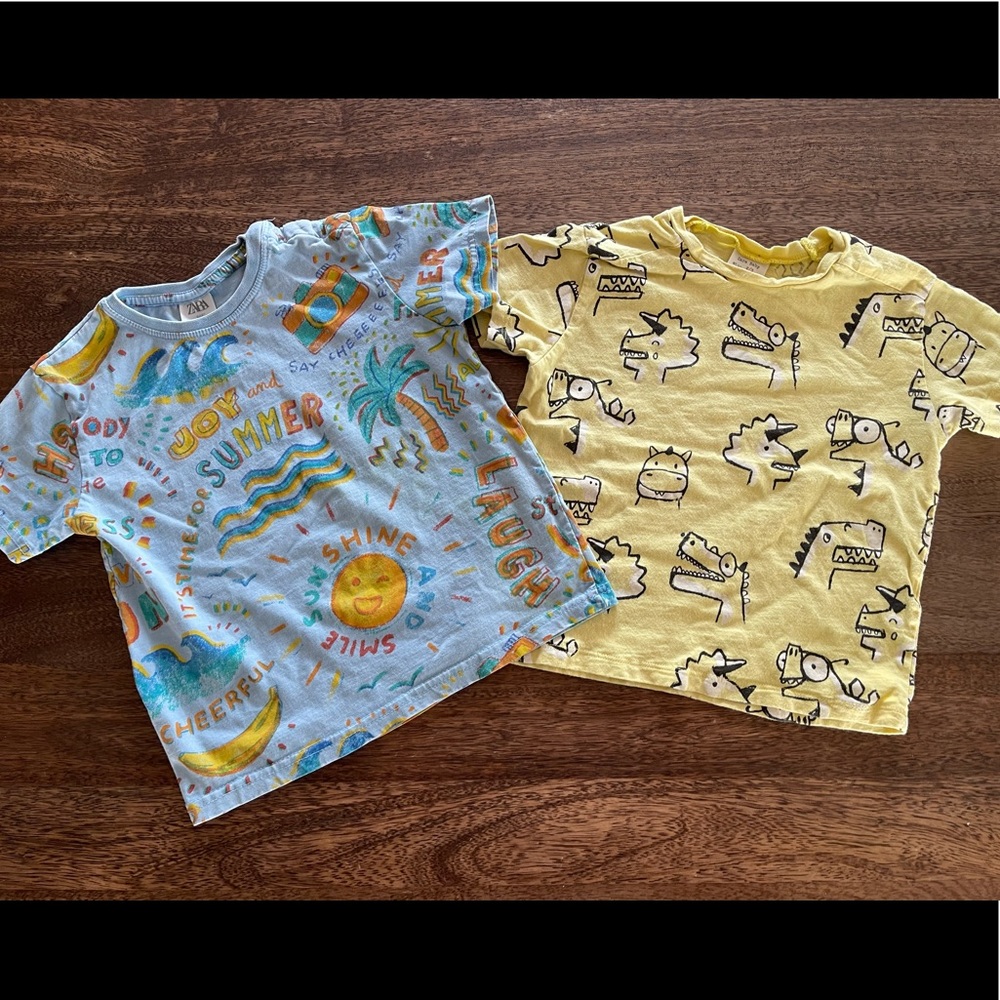 Pair of Zara Toddler T-Shirts